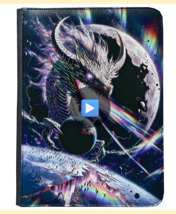 Maggot Labs Lunar Maw - The Earth Devourer 9-Pocket Zippered Binder