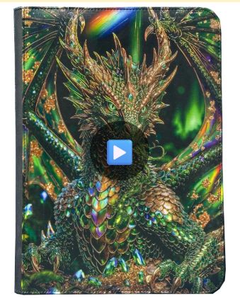 Maggot Labs Emerald Canopy Hoarder 9-Pocket Zippered Binder