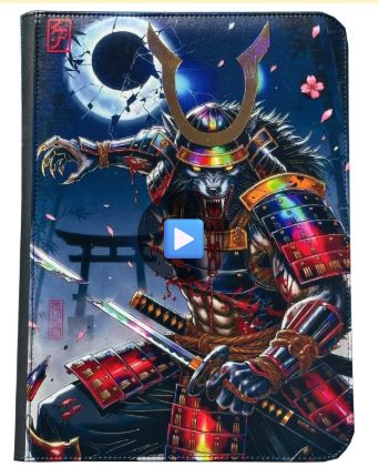 Maggot Labs Kiba no Oni - Moon-Cursed Ronin 9-Pocket Zippered Binder