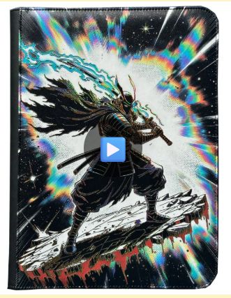 Maggot Labs Nebula Ronin - The Void-Samurai 9-Pocket Zippered Binder