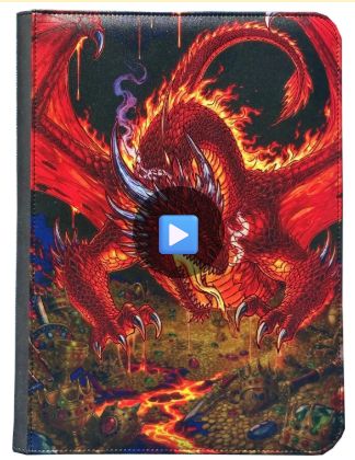 Maggot Labs Crimson Horde Tyrant 9-Pocket Zippered Binder