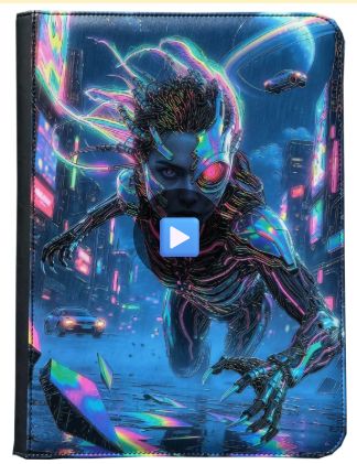 Maggot Labs Cybernetic Apex Predator 9-Pocket Zippered Binder