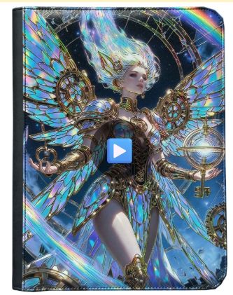 Maggot Labs Astral Mechanist / Clockwork Oracle 9-Pocket Zippered Binder