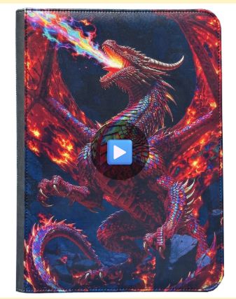 Maggot Labs Chromatic Stormdrake 9-Pocket Zippered Binder
