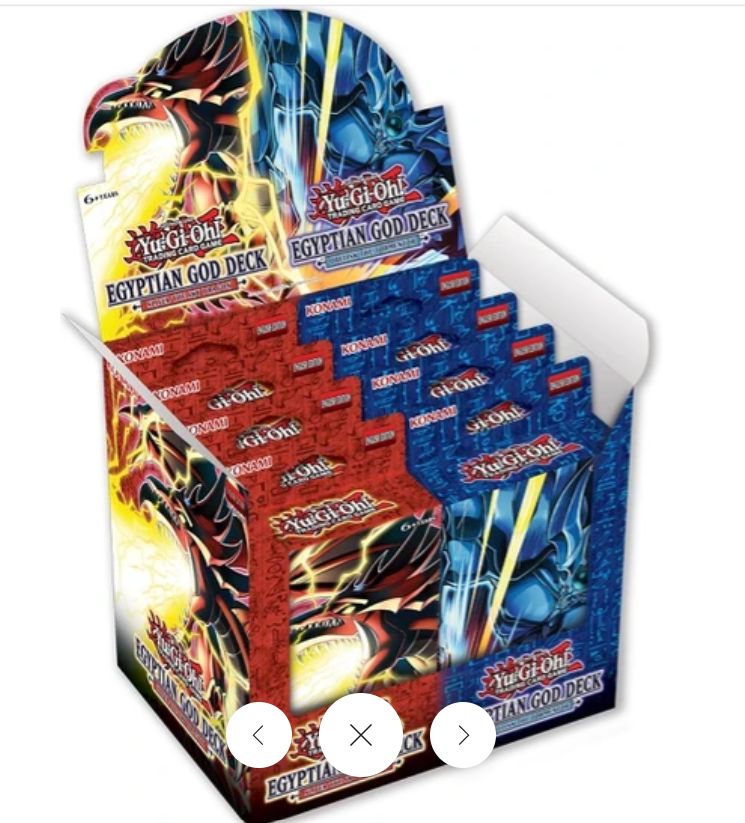 Yu-Gi-Oh! TCG: Egyptian God Deck Display - Slifer the Sky Dragon &amp; Obelisk the Tormentor