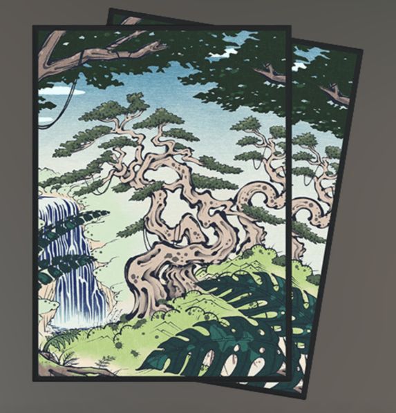 Arcane Fortress Sleeves: Ukiyo-e Collection - Matte, Verdant Sanctuary (100ct)