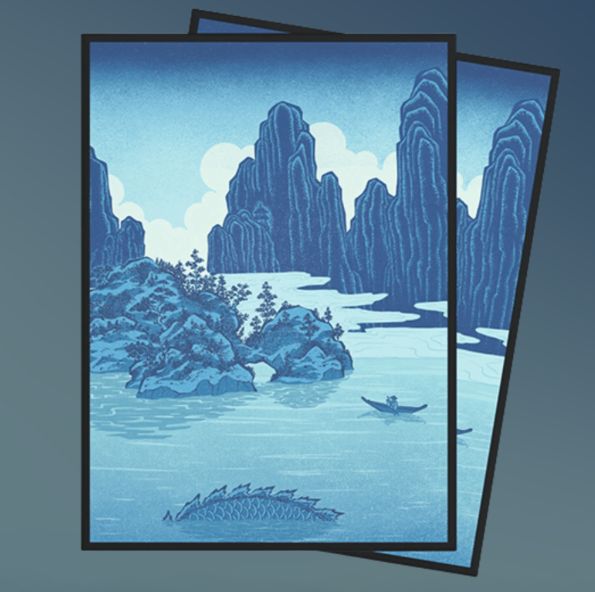 Arcane Fortress Sleeves: Ukiyo-e Collection - Matte Echoes of the Deep (100ct)
