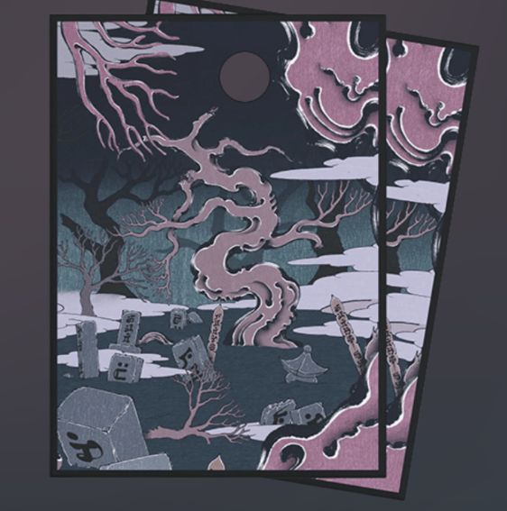 Arcane Fortress Sleeves: Ukiyo-e Collection - Matte Marsh of the Unspoken