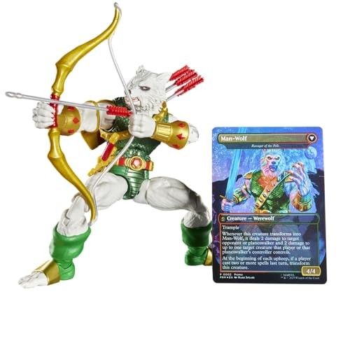 Magic: the Gathering Marvel Legends Spider-Man Man-Wolf 6 Action Figure &amp; Trading Card