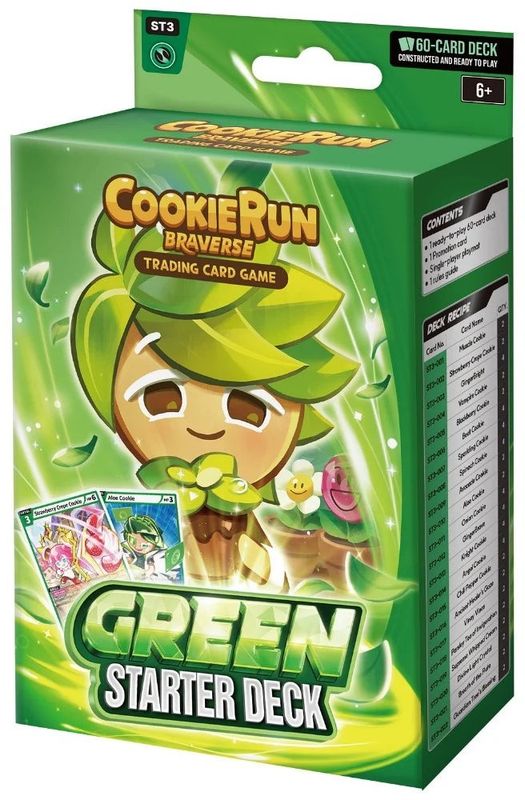 Cookie Run Braverse TCG: Starter Deck Green
