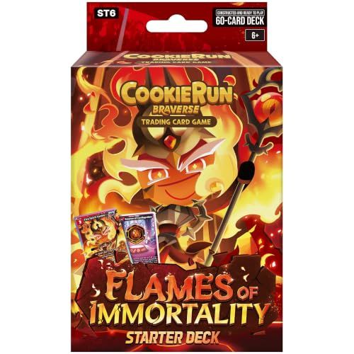 Cookie Run Braverse TCG: Starter Deck - Flames of Immortality -Red Legendary