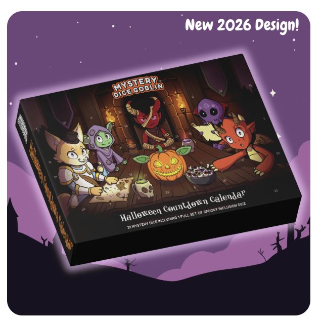 Halloween Dice Advent Calendar