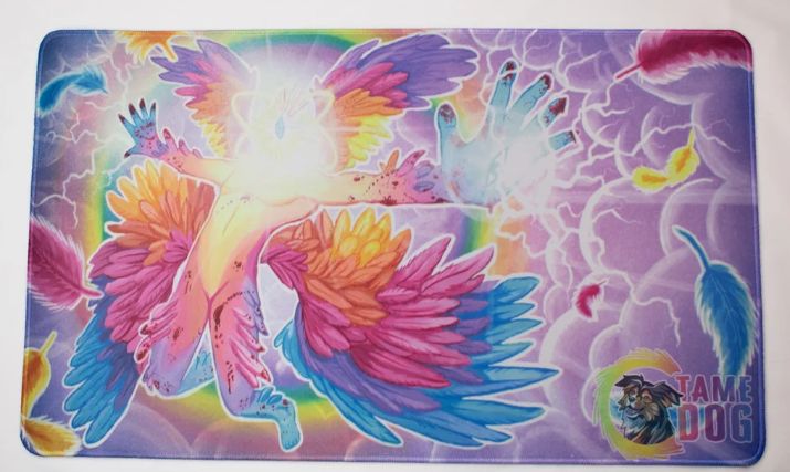 Tame Dog Playmat - Wrath - White Mana Playmat