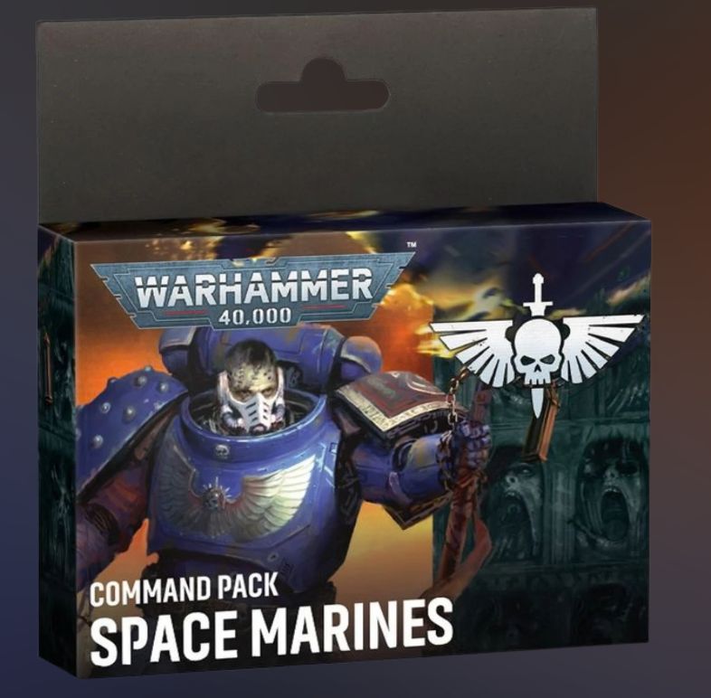 48-02 Warhammer 40,000 Space Marines - Command Pack