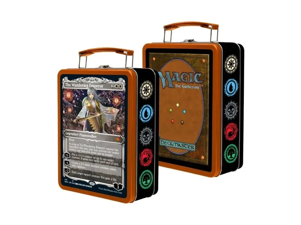 Magic: the Gathering The Wandering Emperor Tin Lunch and Collector Box