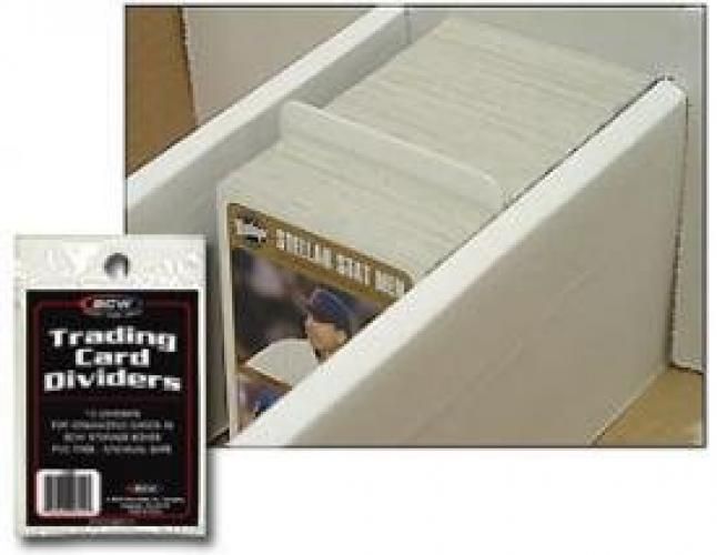 Trading Card Dividers 10 per Pack - Vertical