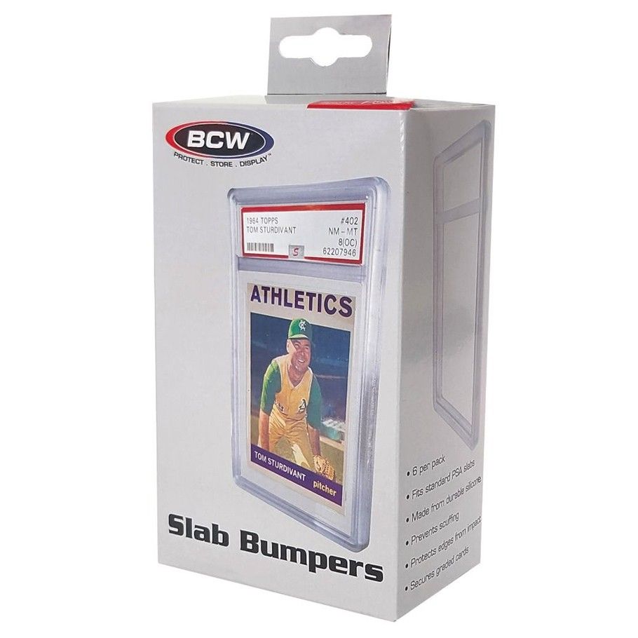 Card Slab Bumpers Translucent - 6 Bumpers per Pack