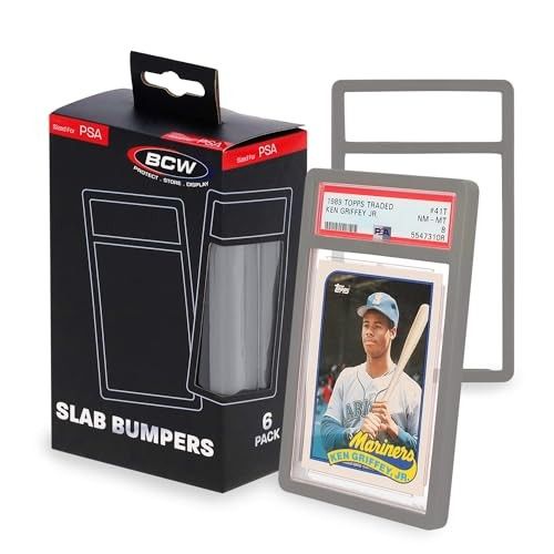 Card Slab Bumpers Silver - 6 Bumpers per Pack