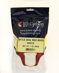 White Bottle Seal Wax Beads (1 lb)