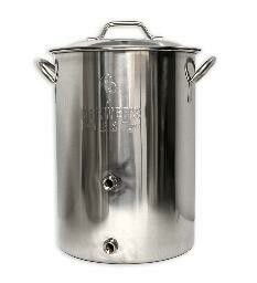 8 Gallon Brewers Beast Brewing Kettle with 2 Ports
