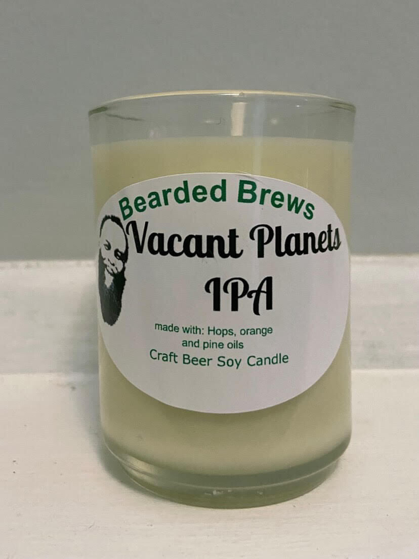 Vacant Planets IPA Soy Craft Beer Candle (2.5 oz)