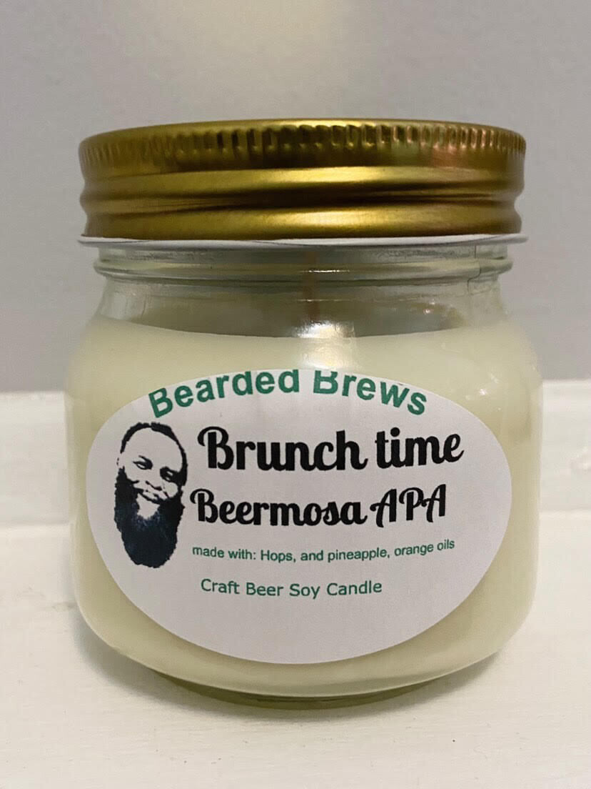 Brunch Time Beermosa APA Soy Craft Beer Candle (8 oz)