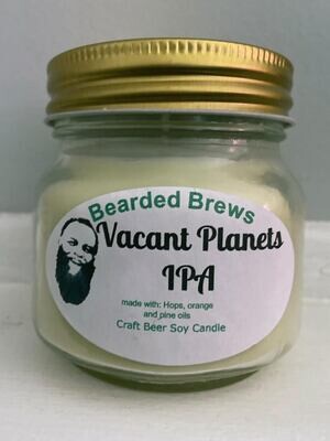 Vacant Planets IPA Soy Craft Beer Candle (8 oz) Vacant Planets IPA Soy Craft Beer Candle (8 oz)