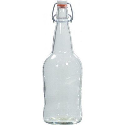 1 Liter FLip Top Bottle (Clear) - Single