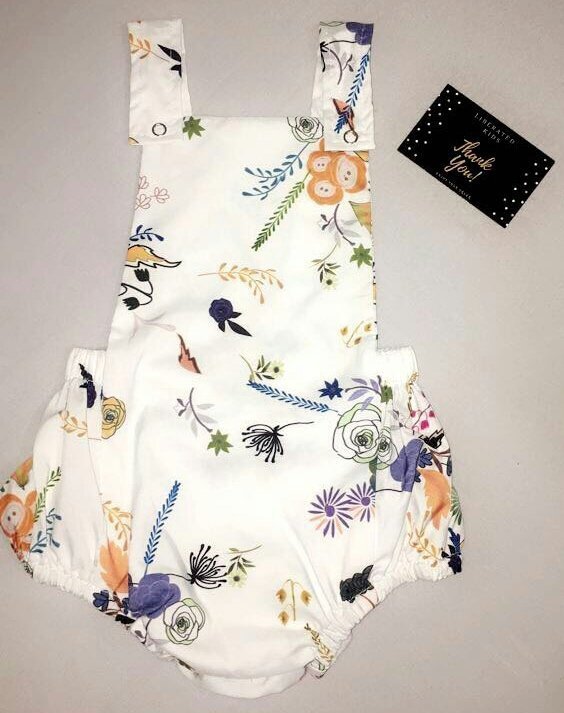 Girls Flower jumpsuit