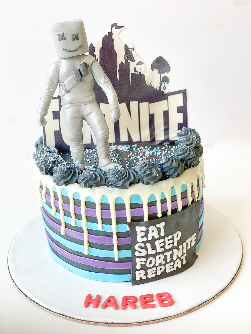 Fortnite cake - 3D