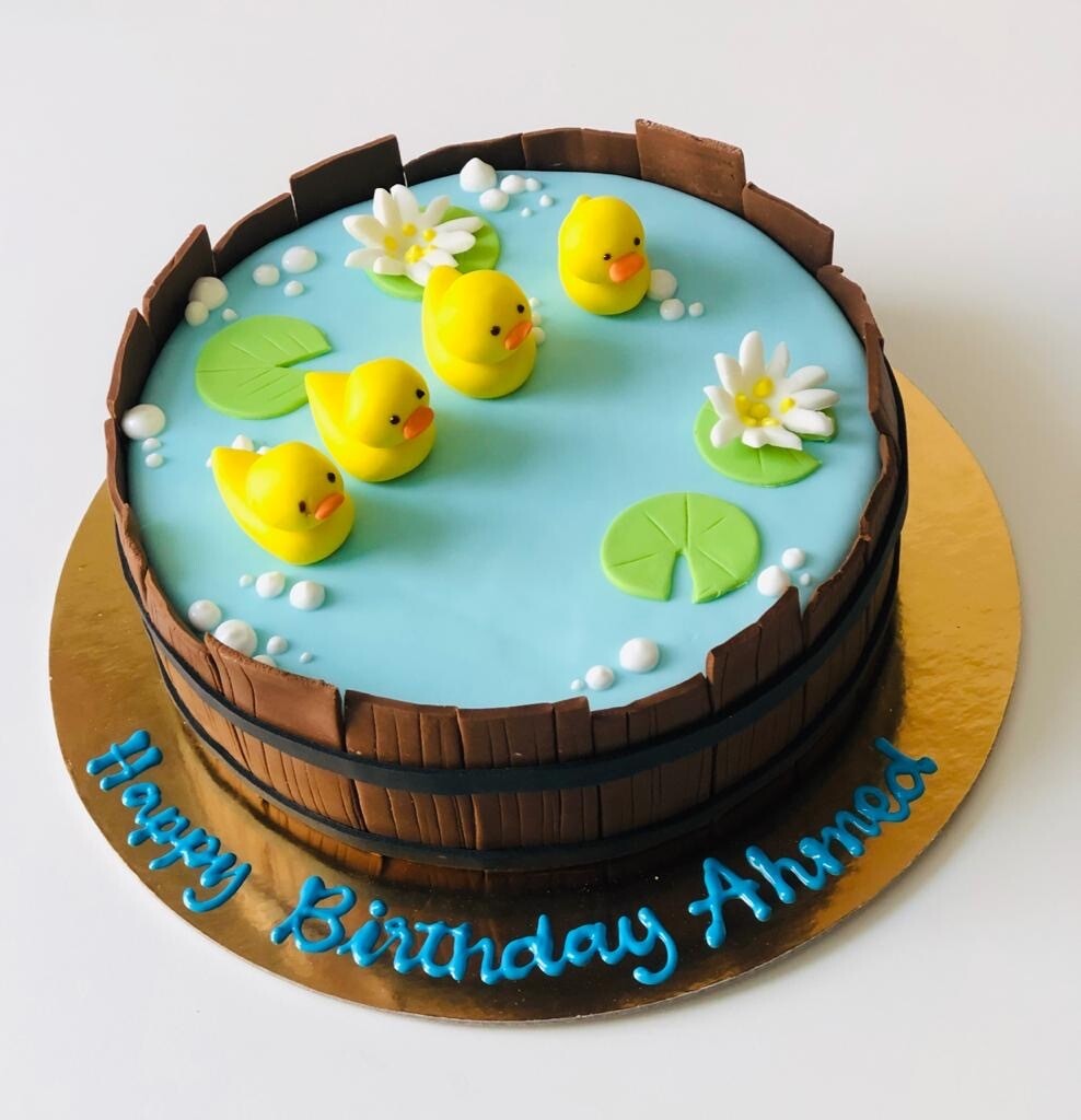 Duck in the Pond Cake