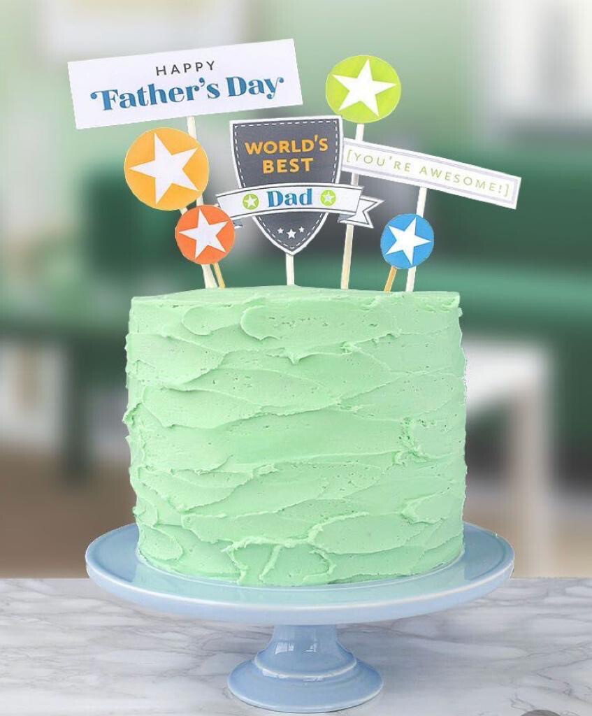 Father’s Day Edible Print Cake