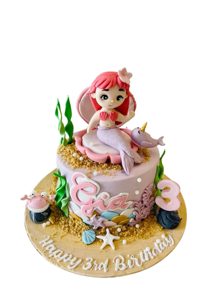 Mermaid Cake 3D