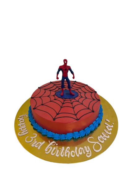 Spiderman Cake with Toy