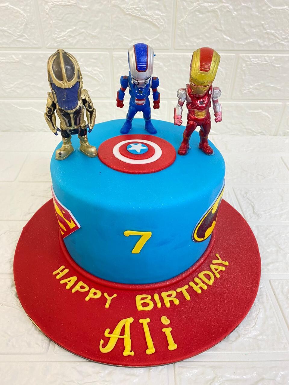 Avenger with Toy cake