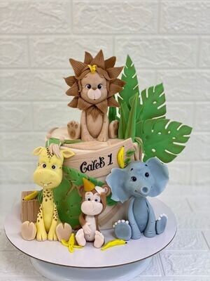 3D Jungle Theme cake