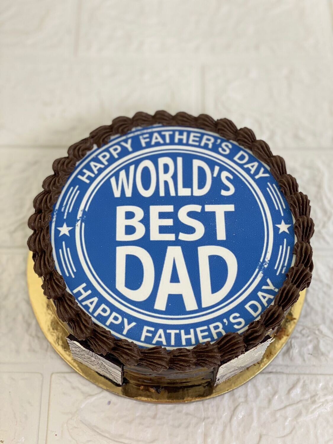 Father's Day Photo Cake