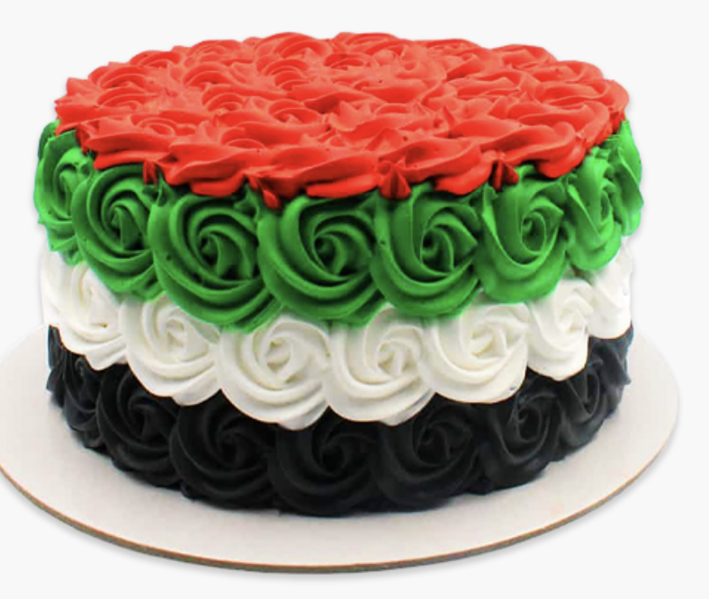 UAE Theme Cream Cake