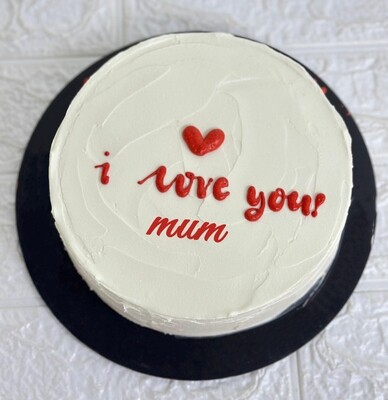I love you Mum Cake