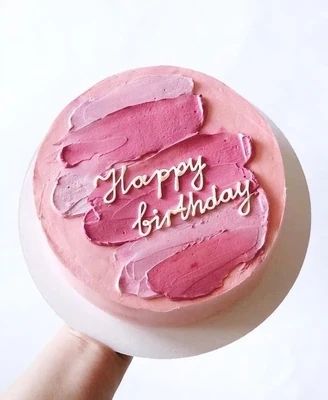 Pink Butter Cream Cake