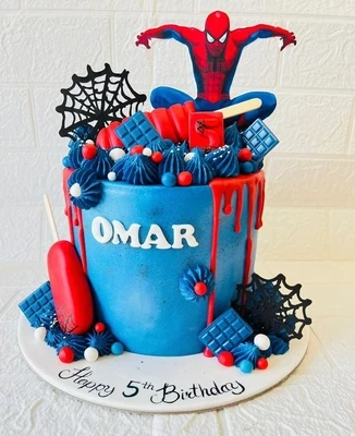 Spiderman Cake - 12 portions