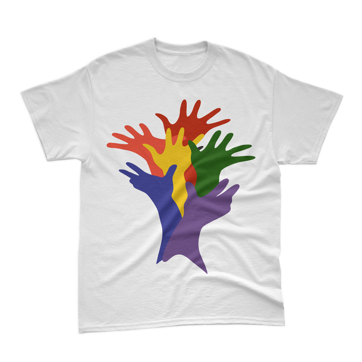 Rainbow Tree Of Hands