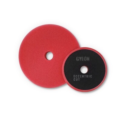 Полировальный круг Средней твердости GYEON ECCENTRIC CUT Поролоновый Красный комплект (80мм х2)