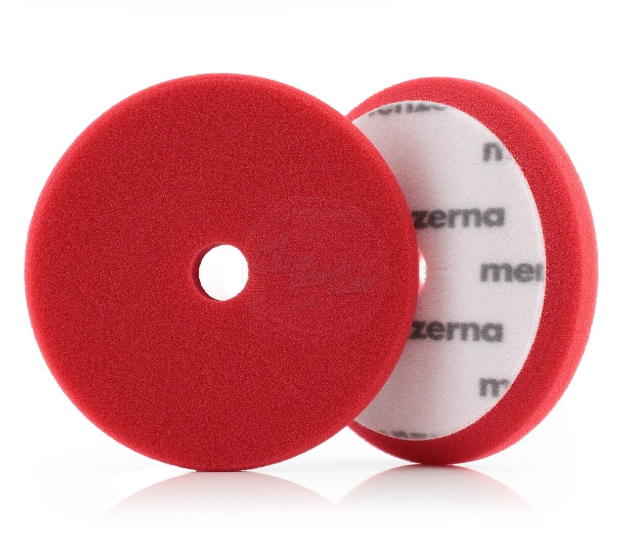 Полировальный круг твердый красный Эксцентрик (130мм) MENZERNA