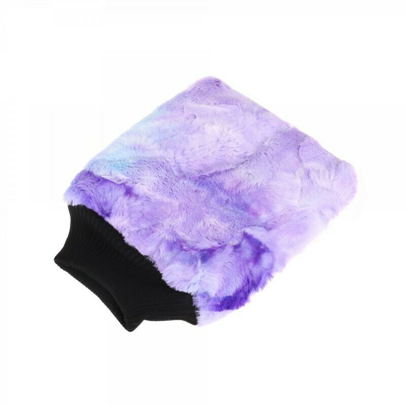Рукавица для мойки кузова плюшевая особо-мягкая (20x25см) PURESTAR Color-pop wash mitt, пурпурная