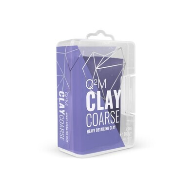 Глина абразивная для очистки кузова высшего качества GYEON Q2M Clay Coarse, 100гр
