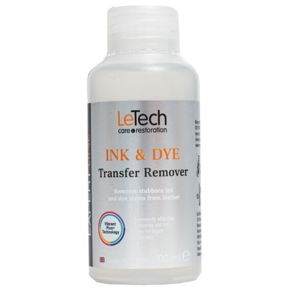 Очиститель кожи для удаления сильных пятен LeTech Ink&Dye Transfer Remover, 100мл