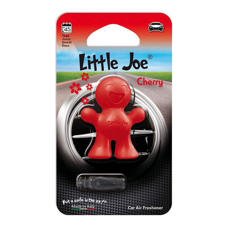 Ароматизатор для автомобиля в дефлектор улыбающийся человечек Little Joe Classic Cherry, Вишня