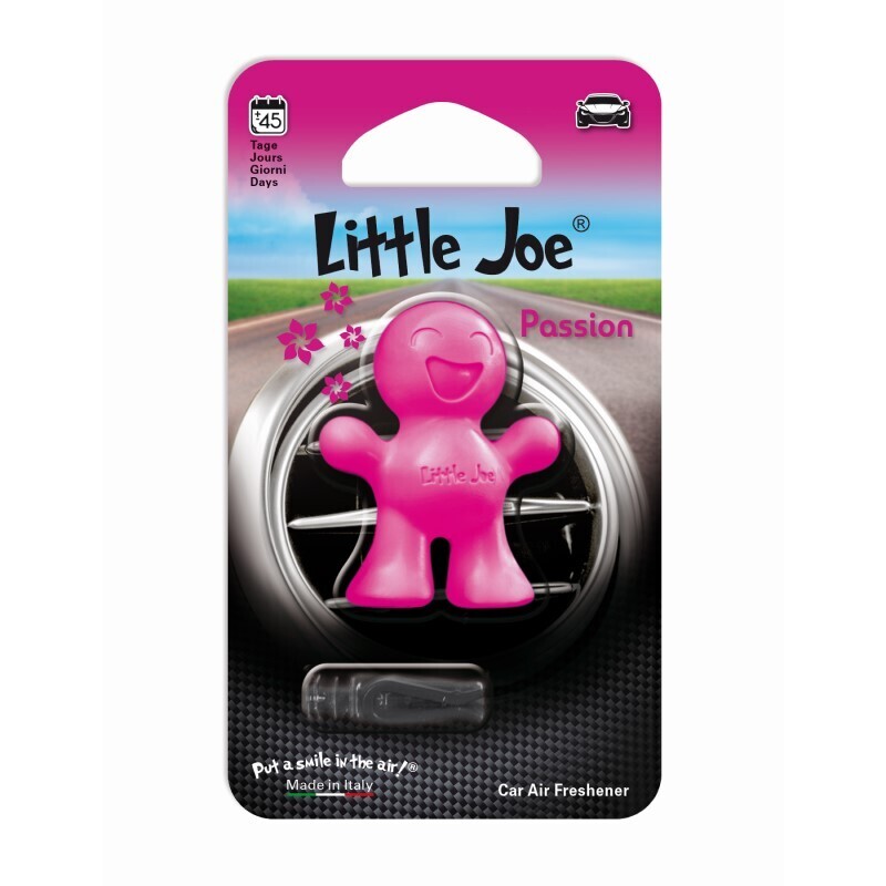 Ароматизатор для автомобиля в дефлектор улыбающийся человечек Little Joe Classic Passion, Цветочно-фруктовый