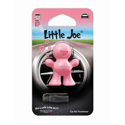Ароматизатор для автомобиля в дефлектор улыбающийся человечек Little Joe Classic Strawberry, Клубника